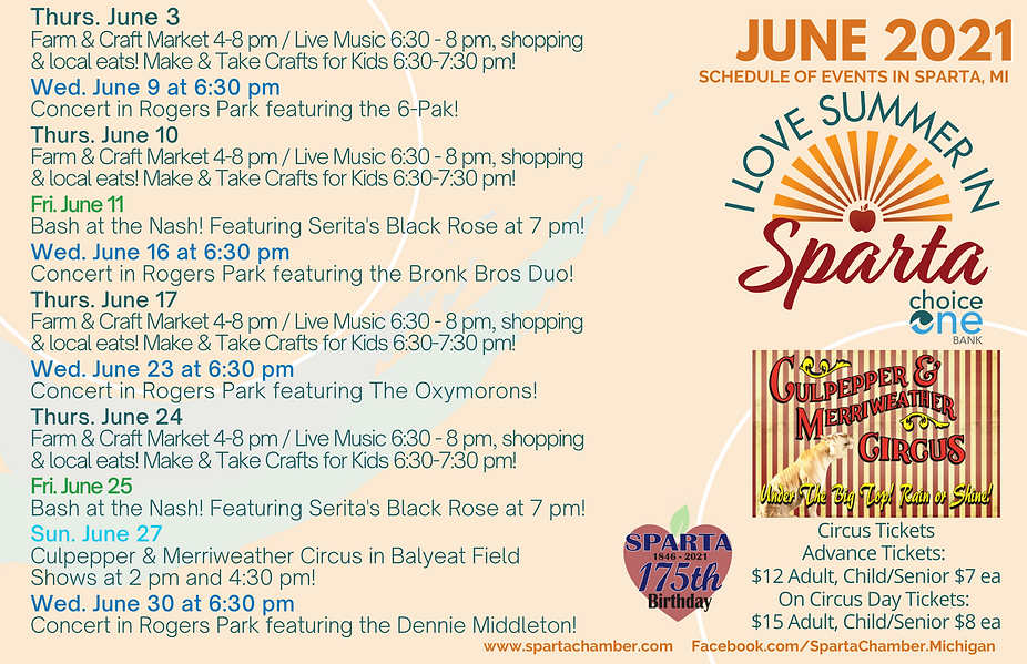 Sparta TODAY Chamber Things to do Festival Fair Event